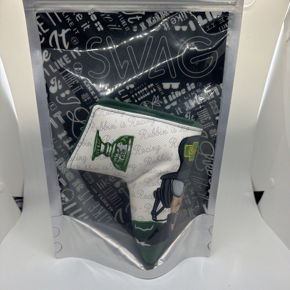 Swag Golf Days Of Thunder Rubbin Is Racing Putter Headcover Silverleaf